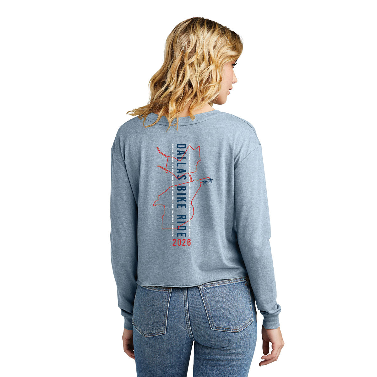 DBR Women's LS Midi Tee -Flint Blue- 2026 Course