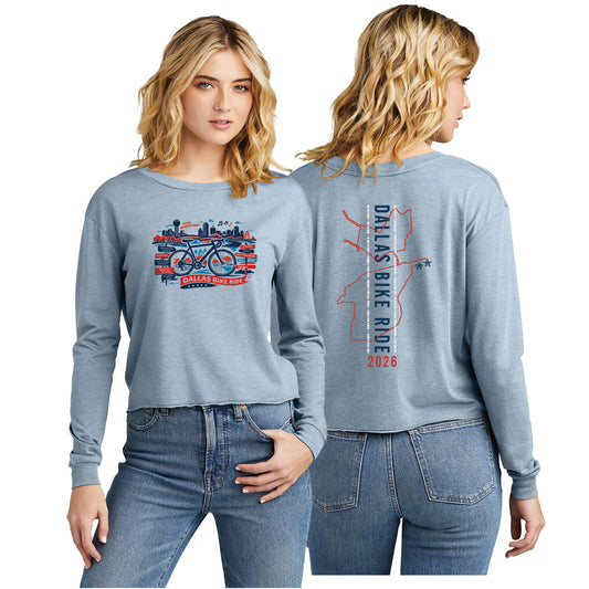 DBR Women's LS Midi Tee -Flint Blue- 2026 Course