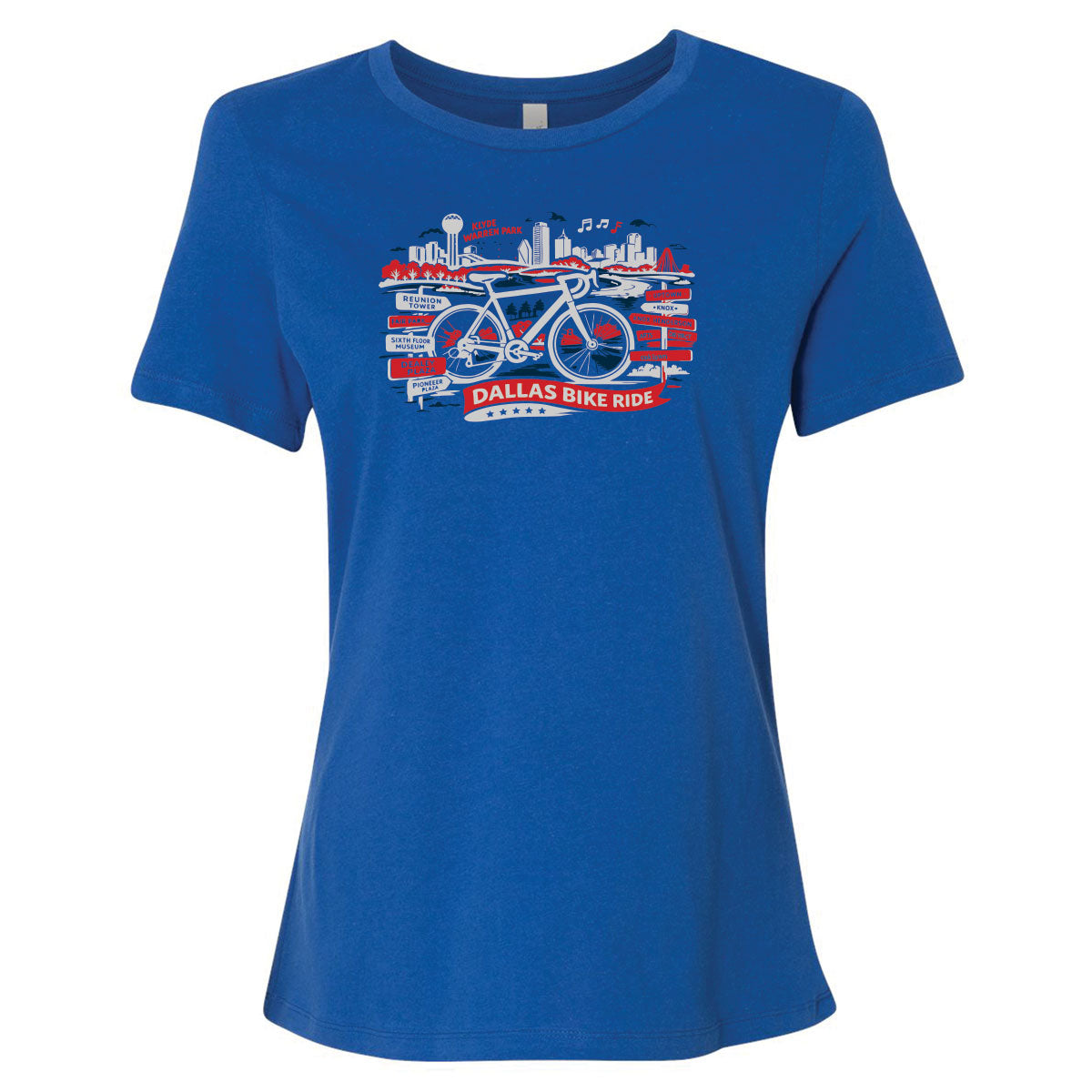 DBR Women's Relaxed Tee -Royal- 2026 Course