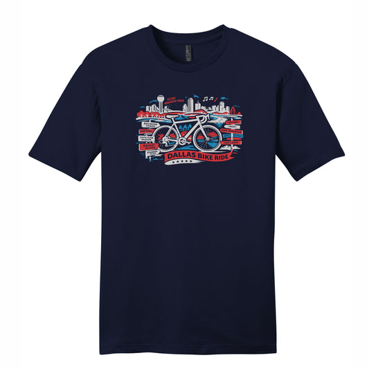 DBR Adult Fashion Tee -Navy- 2026 Course