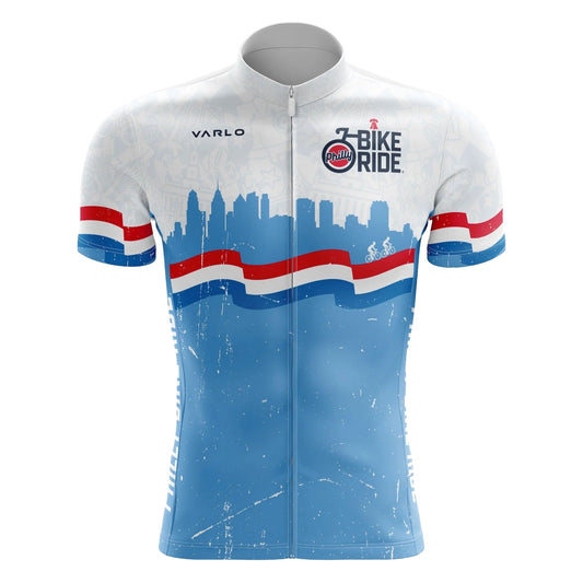 PBR Women's Full Zip 3-Pocket Notch Jersey -Blue- Skyline