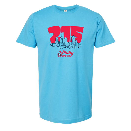 PBR Adult USA Cotton Tee -Aqua- 215