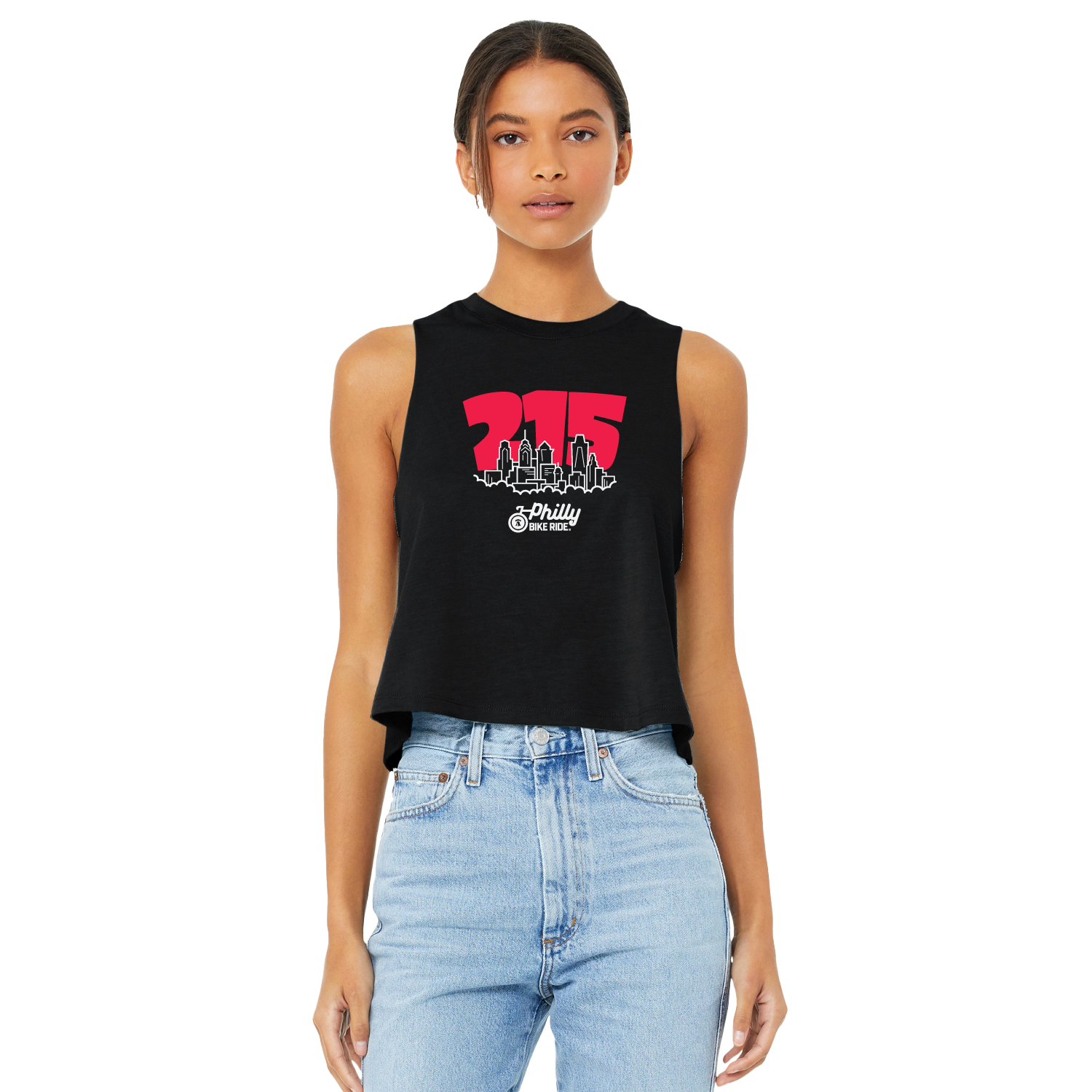 PBR Women's Fashion Crop Tank -Black- 215
