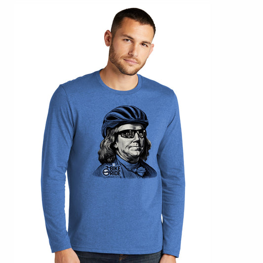 PBR Unisex LS Fashion Tee -Blue Heather- Ben