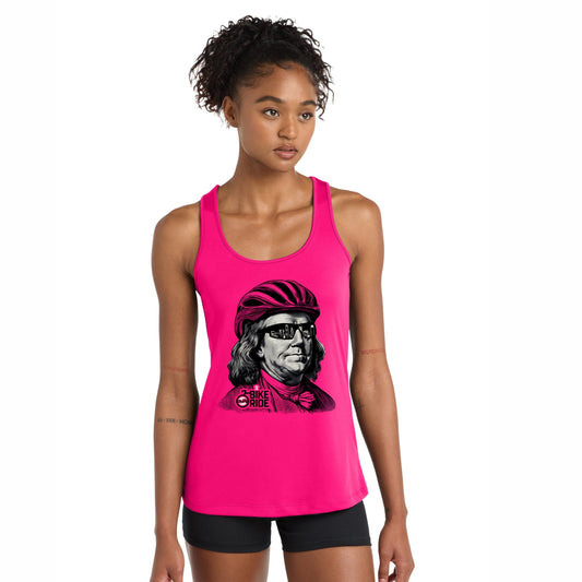 PBR Women's Tech Singlet -Neon Pink- Ben