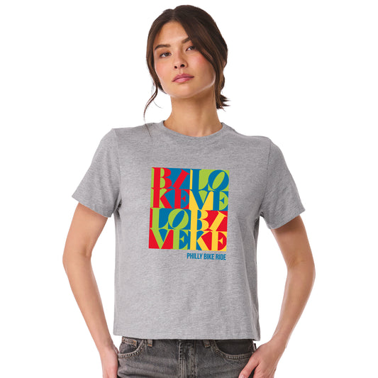 PBR Women's Heavyweight Tee -Heather- Bike Love