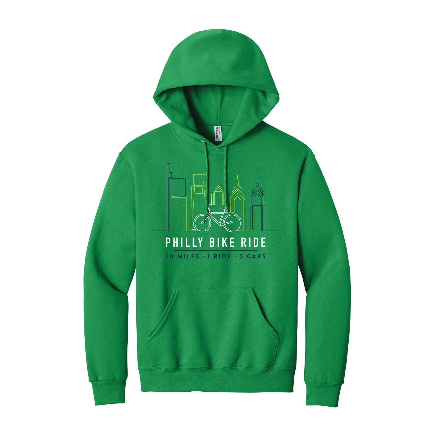 PBR Adult Fleece Hoody -Kelly- Course