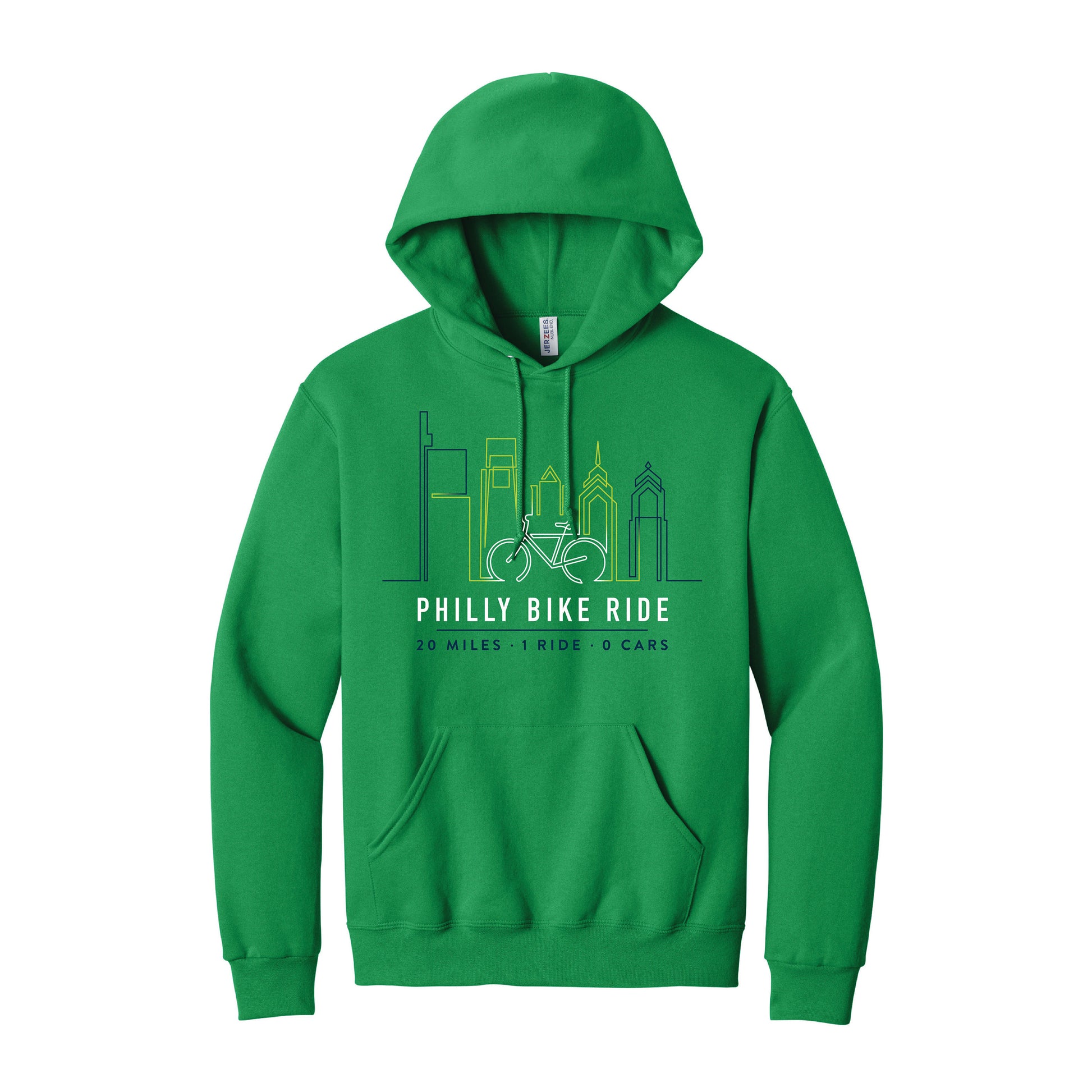 PBR Adult Fleece Hoody -Kelly- Course