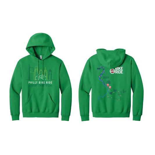 PBR Adult Fleece Hoody -Kelly- Course