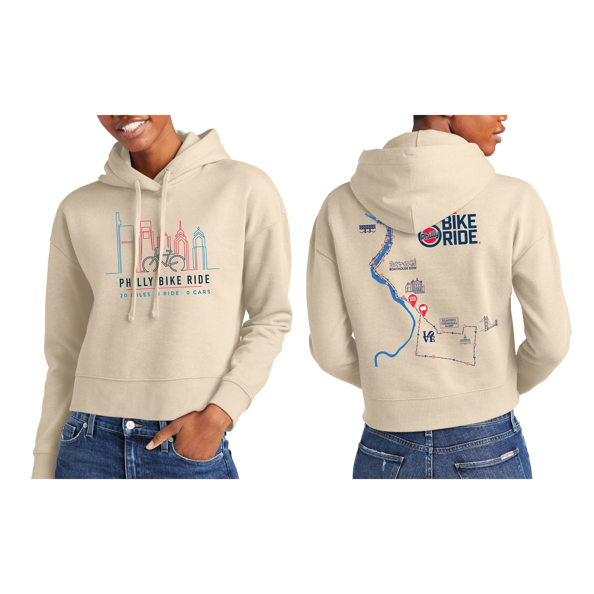 PBR Women's Fleece Fit Hoody -Gardenia- Course