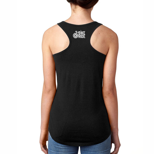DC Bike Ride Women's Fashion Racerback Singlet - Black - Bicycle