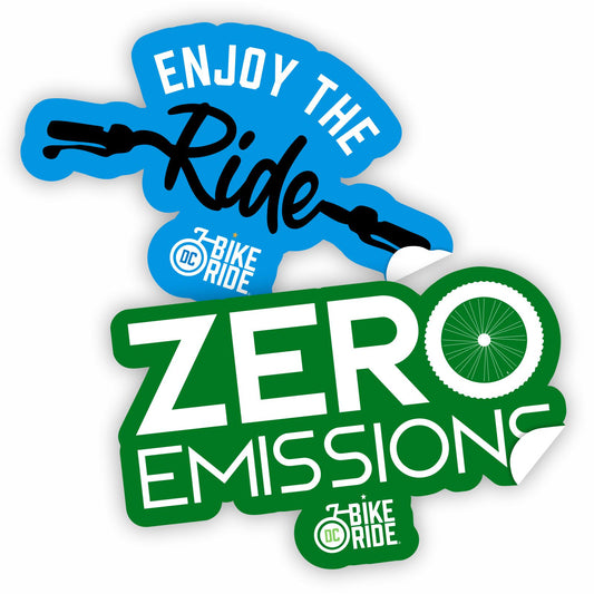 DC Bike Ride Die-Cut Sticker - Set of 2 (Limited Offer)
