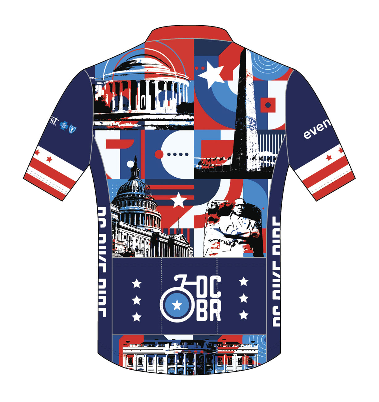 DCBR 2023 Men's Zip Cycle Jersey -Multicolor
