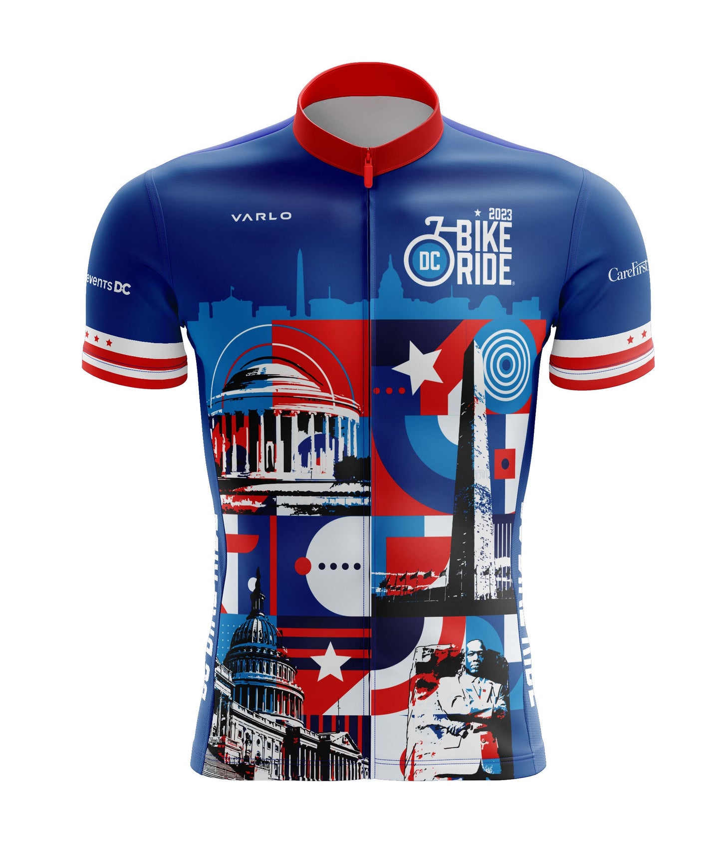 DCBR 2023 Men's Zip Cycle Jersey -Multicolor